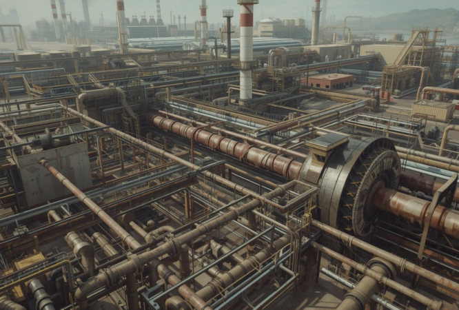 Industrial oil supply project including turbine, hydraulic, and compressor oils for energy and manufacturing facilities with reliable sourcing and delivery.